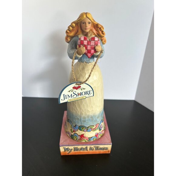 Jim Shore Heartwood Creek "My Heart Is Yours" Figurine Decor 9" Tall 4007240 - Picture 11 of 13